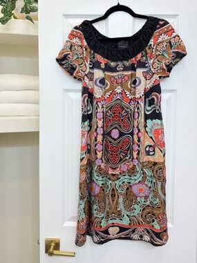 Anna Sui For Anthropologie A-line Boho Silk Size 4